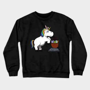 Easter Unicorn Girls Bunnicorn Rabbitcorn Gift- Crewneck Sweatshirt